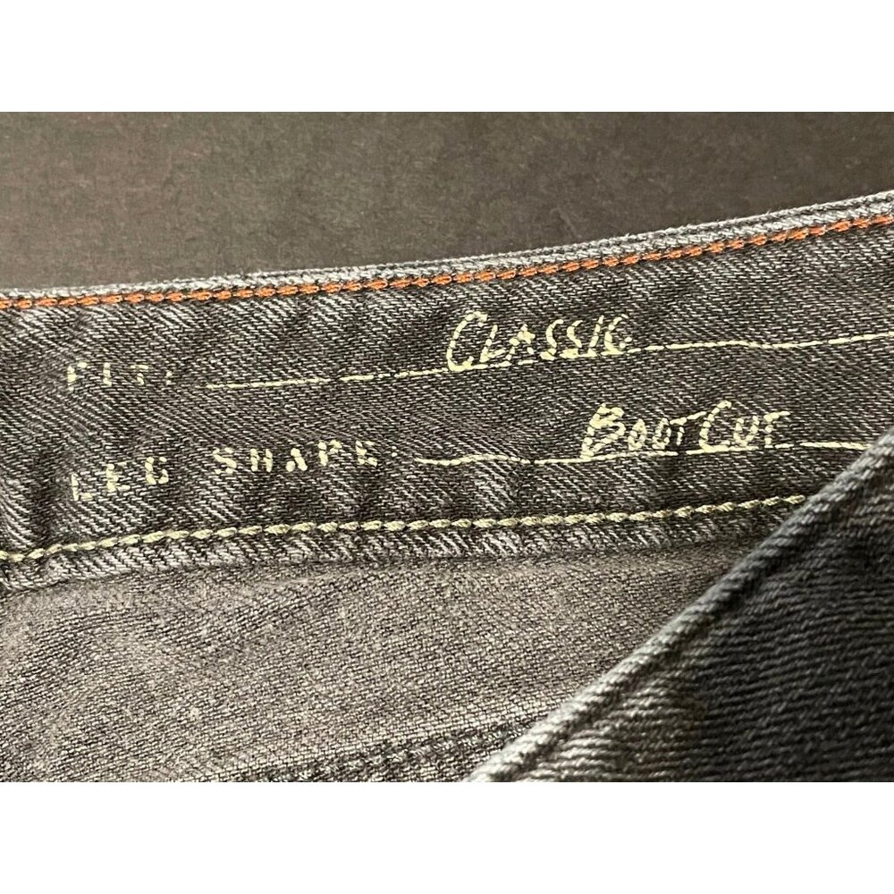 Eddie Bauer jeans womens 8 classic fit bootcut 28 x 30 light black - Picture 6 of 12